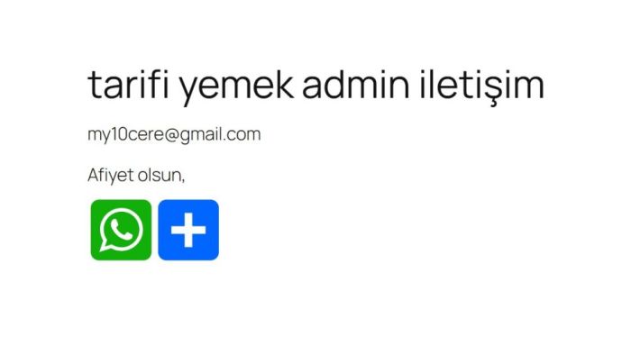 Lezzetli Yemek Tarifleriyle Sofralarınızı Şenlendirin  – tarifiyemek.com